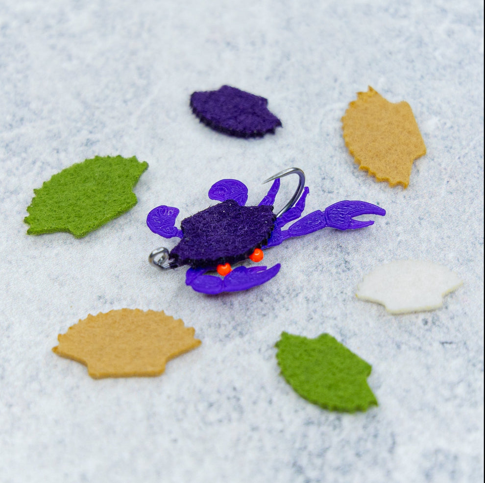 Felt Laser Shells - Blue Crab