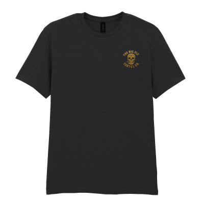 Short Sleeve Bass Skull T Shirt